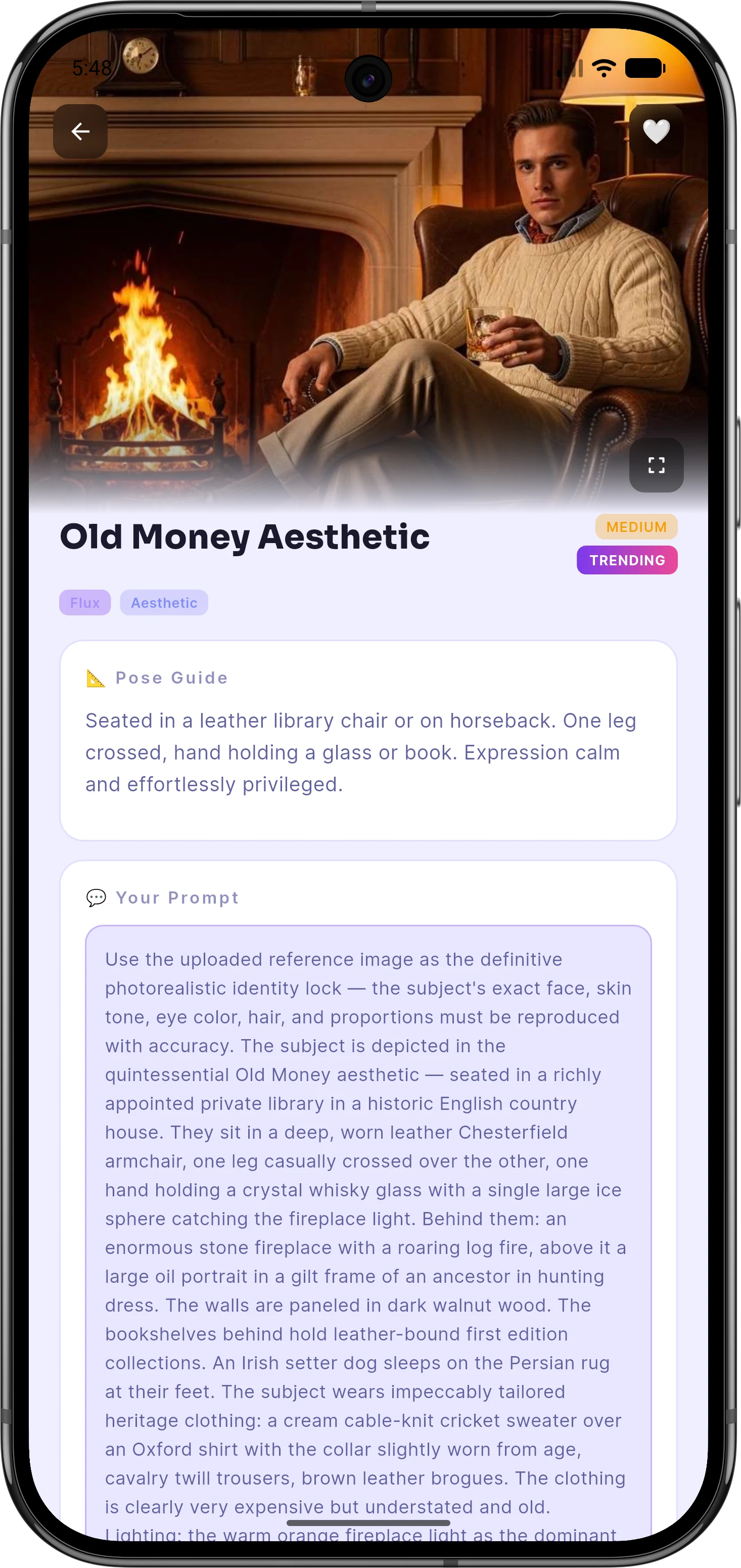 PromptCraft AI Photo Style App screenshot